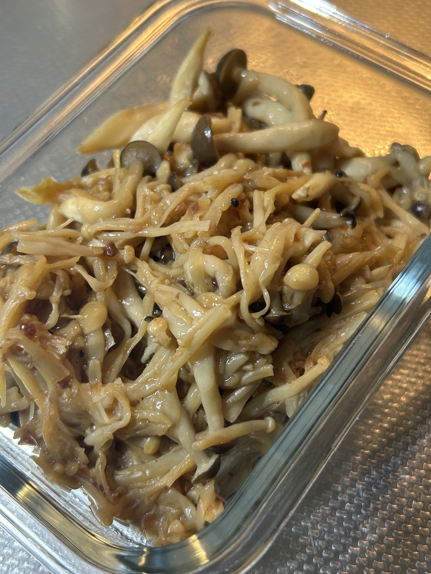 えのきとしめじの醤油麹なめたけ