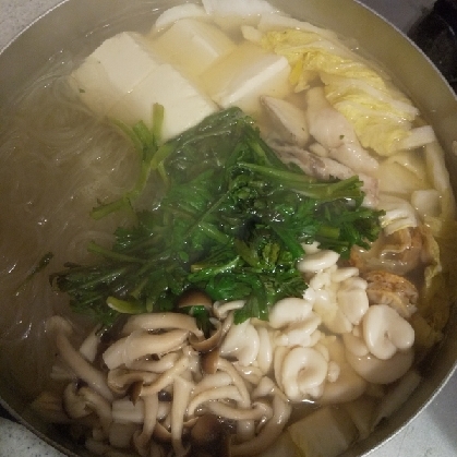 スープが絶品！　料理屋風「海鮮塩ちゃんこ」