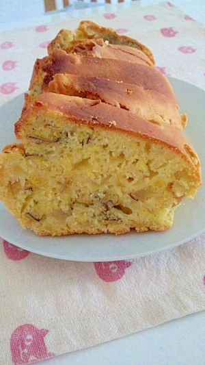 簡単 牛乳パック使用 さつまいもとりんごのケーキ レシピ 作り方 By アコラ33 楽天レシピ