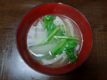こんばんは。収穫した小松菜、新玉で美味しくできました。レシピ有難うございました。