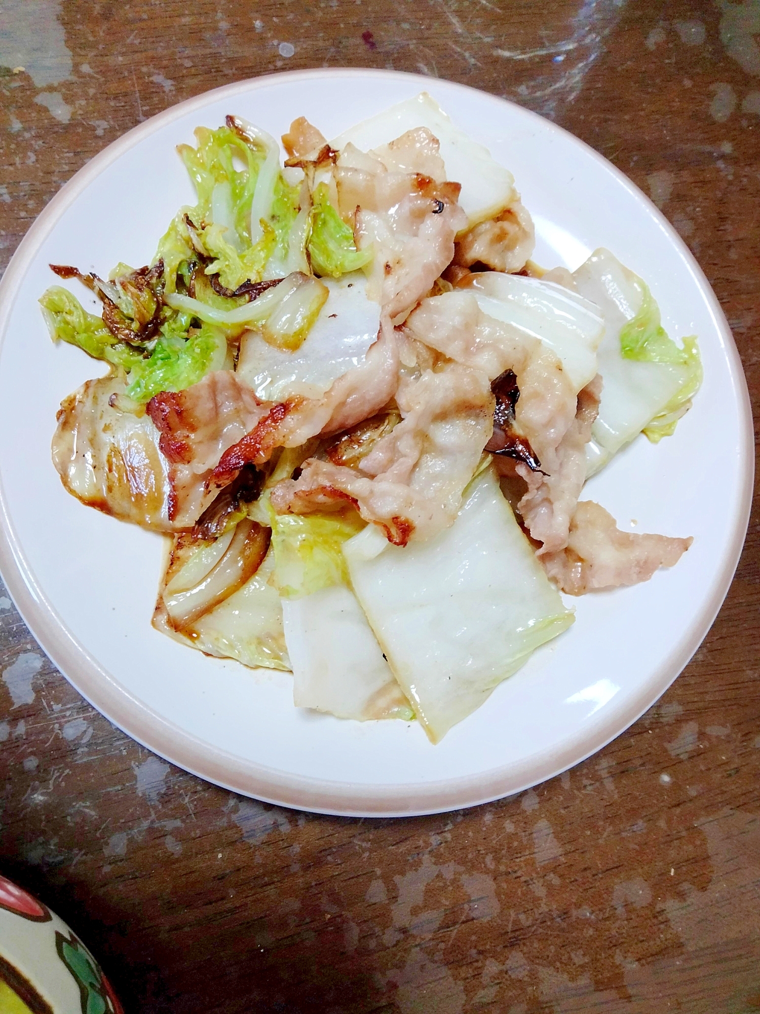 白菜と豚肉
