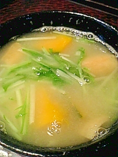 水菜の味噌汁