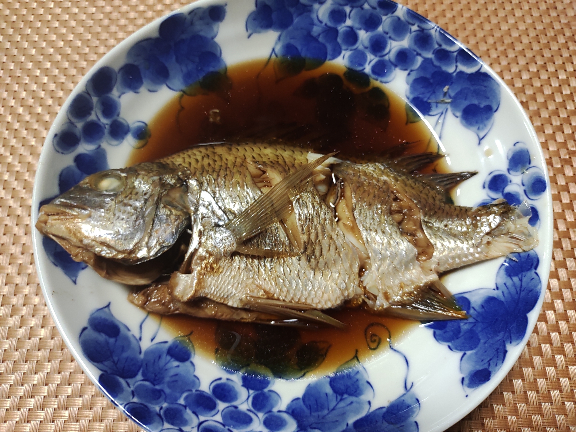 キビレの煮付け