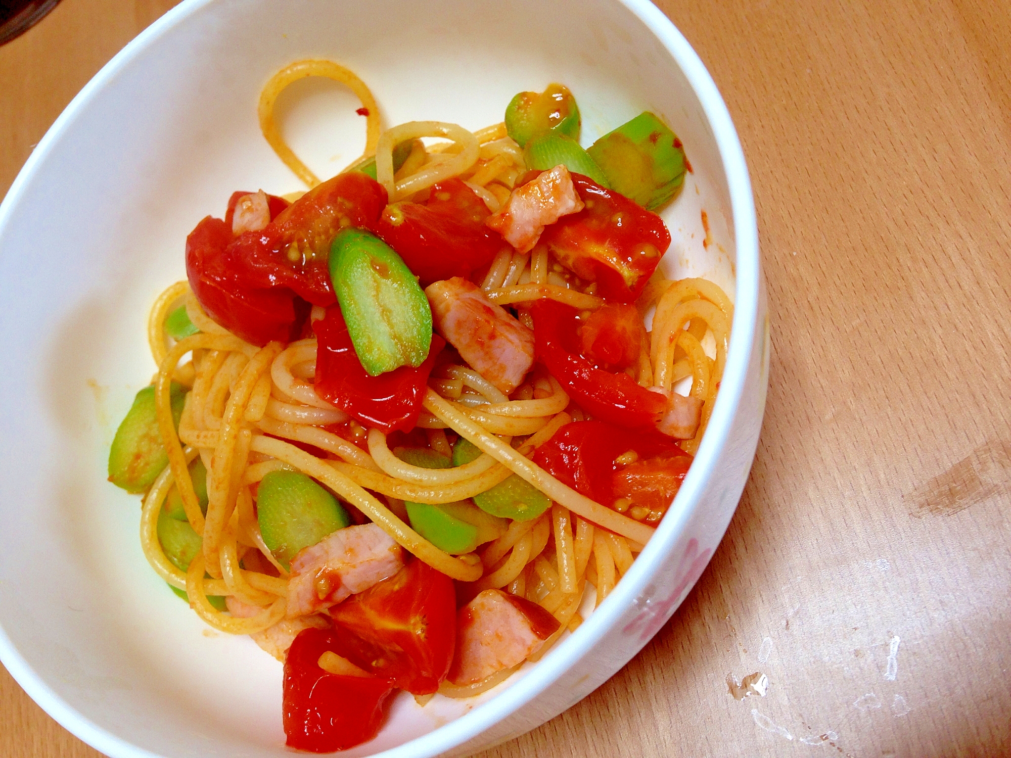 一歳3ヶ月 アスパラとベーコンのトマトスパゲティ レシピ 作り方 By こりまりぽん 楽天レシピ 一歳3ヶ月 アスパラとベーコンのトマトスパゲティ レシピ 作り方 By こりまりぽん 楽天レシピ