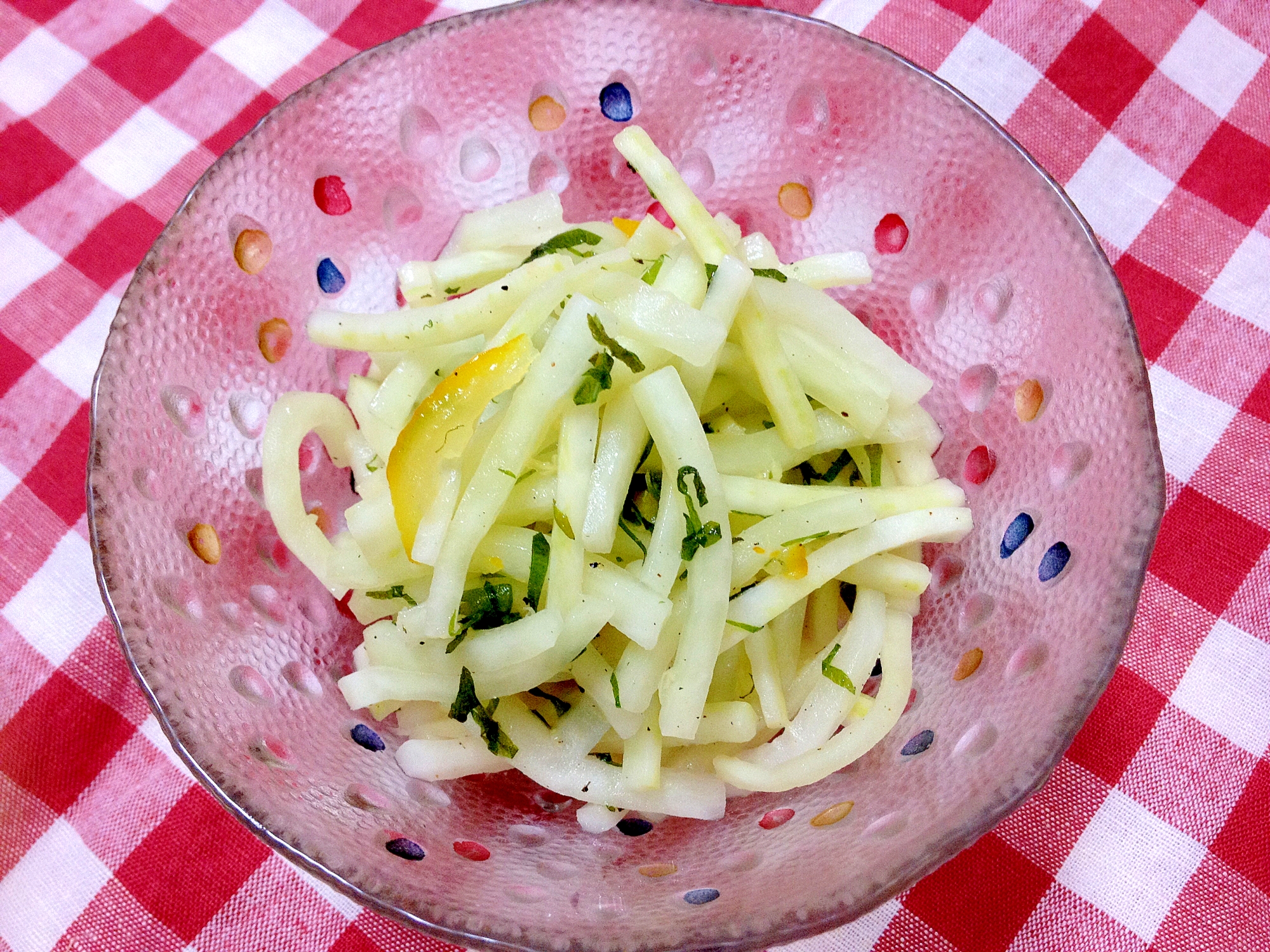 柚子と大根のサラダ