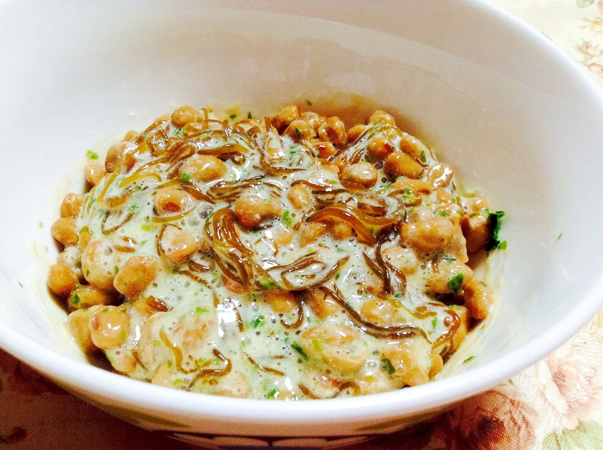 青海苔香る♪もずくと納豆のマヨポン和え❤︎ レシピ・作り方 by やな