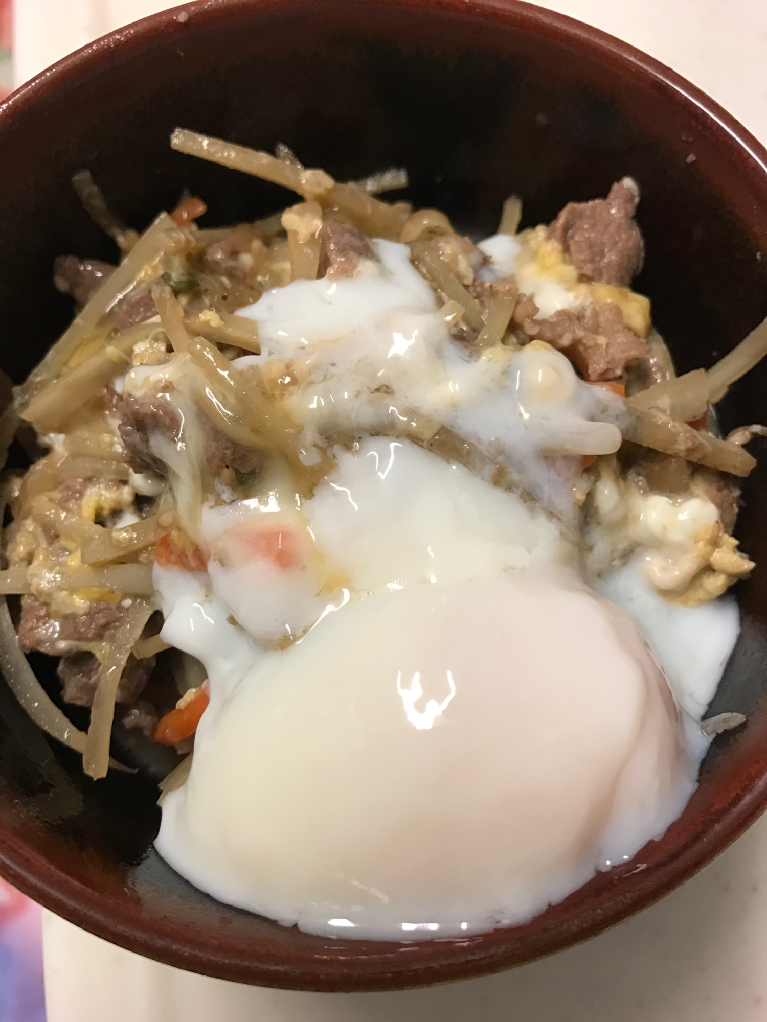 コストコのプルコギで柳川風丼ぶり レシピ 作り方 By えばんじぇりぃん 楽天レシピ