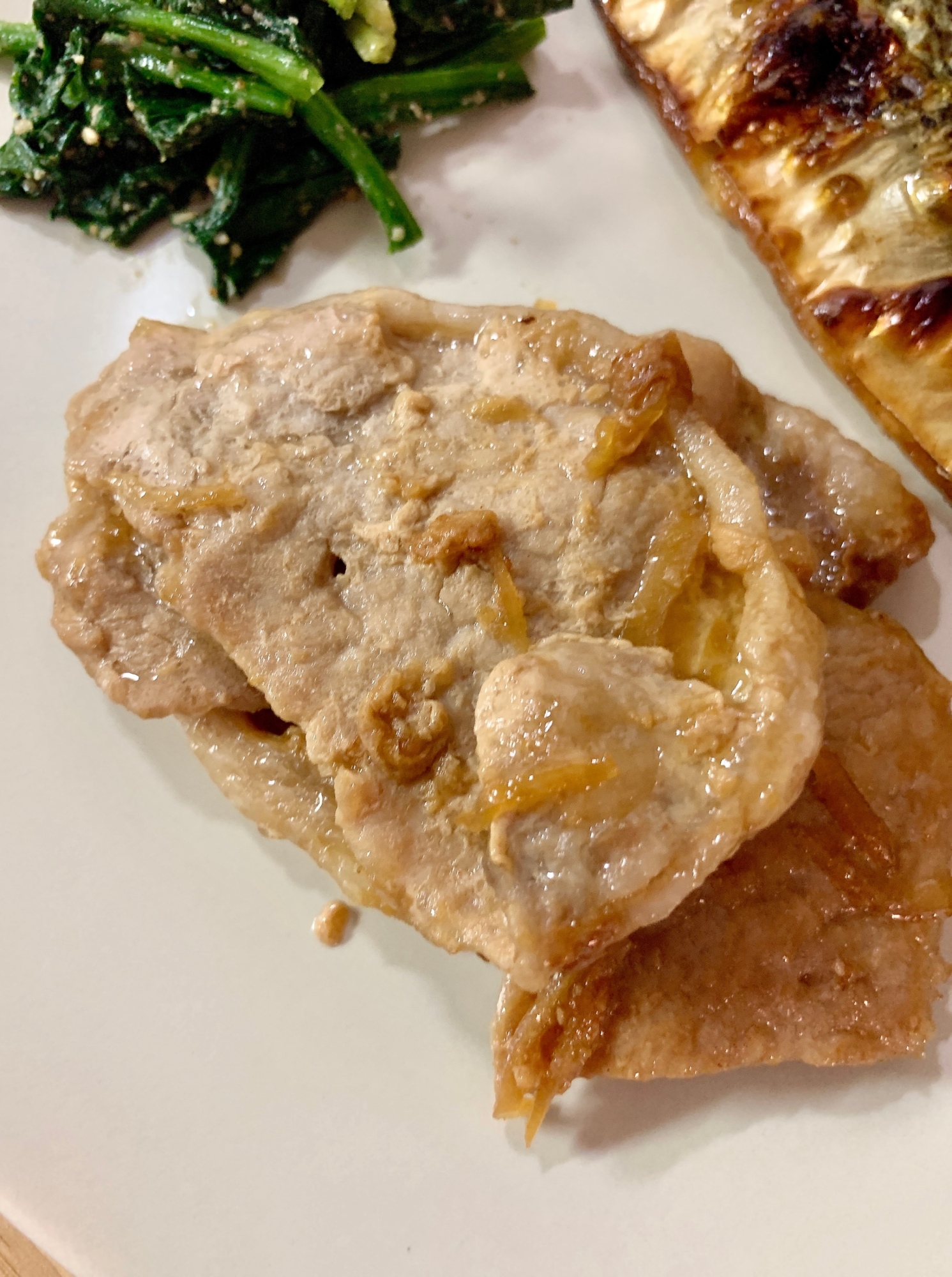 生姜の甘酢漬けを使った豚肉の生姜焼き