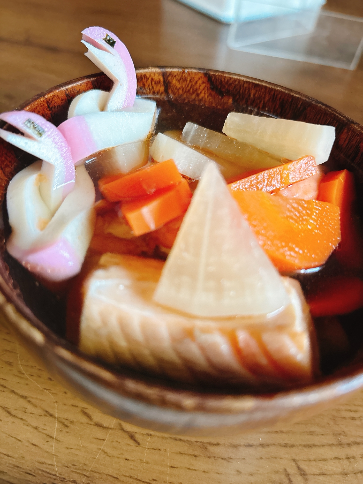 鮭の脂が美味しい、我が家のお雑煮