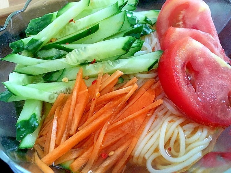 リンゴ酢でお手軽冷麺