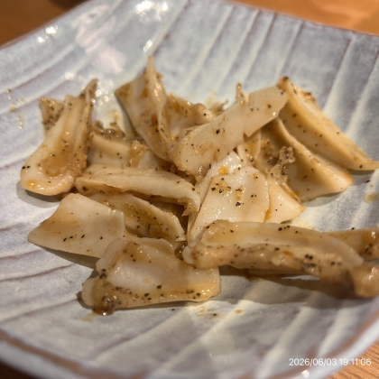簡単おつまみ★ヤゲン軟骨の塩焼き