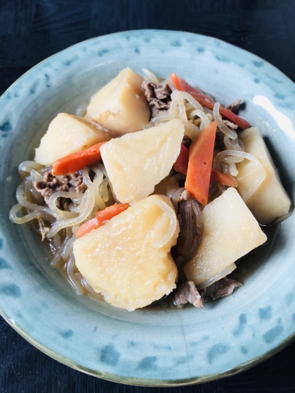 ワンパンで作る！無水肉じゃが♡