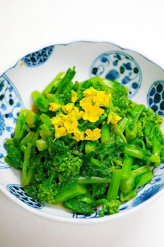 春が来たので！菜の花の辛子和え