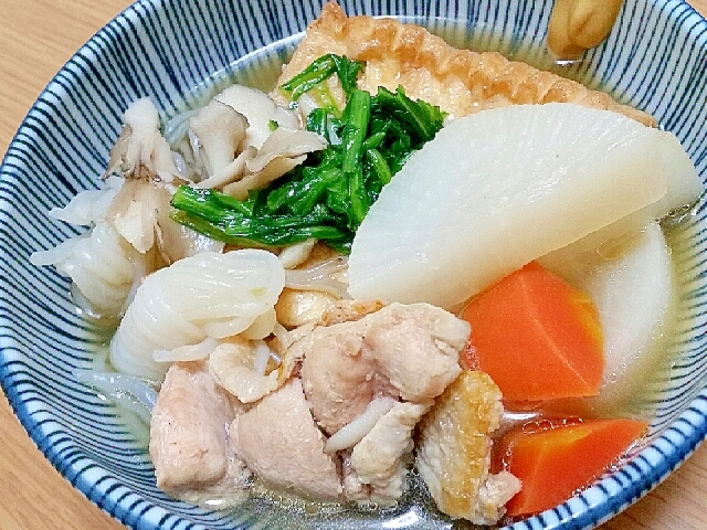 うどんスープで☆おでん風煮込み