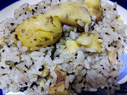 もち米入りの栗ごはん