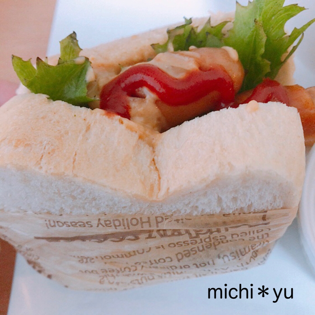 食パンで作る味噌マヨソーセージドック