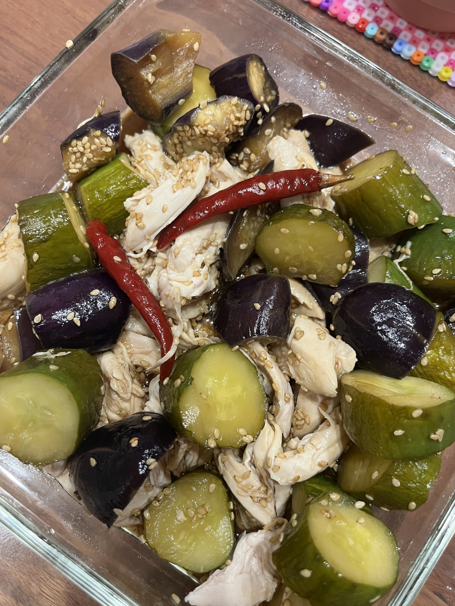 さっぱり酢醤油和え