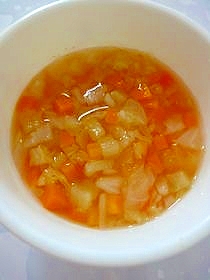 野菜たっぷりトマトスープ(離乳食中期)