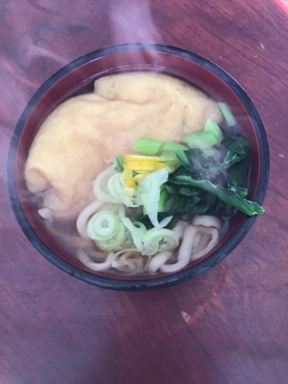 ふっくら♡きつねうどんのお揚げ