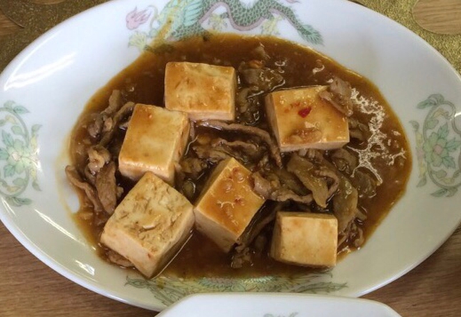 豚肉で作る麻婆豆腐