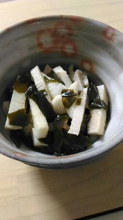 生姜酢ですっきり わかめと長芋の酢の物
