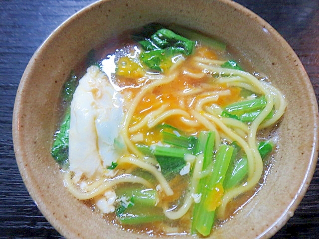 ラ王で卵ラーメン