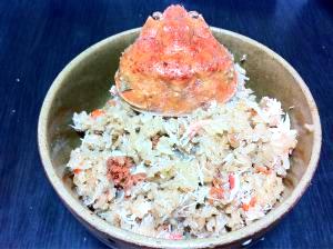 蟹のうまみがたっぷりしみこんだご飯 レシピ 作り方 By かどっち 楽天レシピ