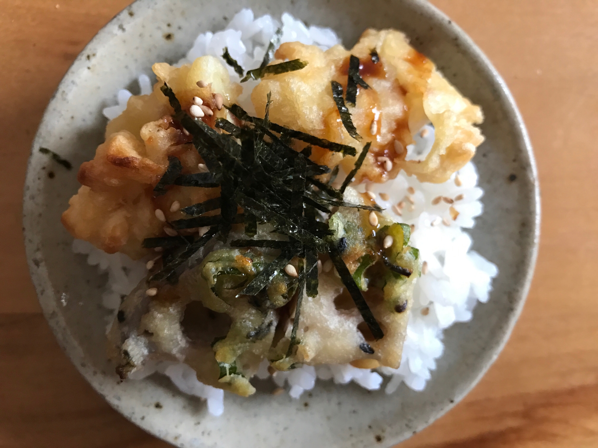 焼き肉だれで簡単天丼