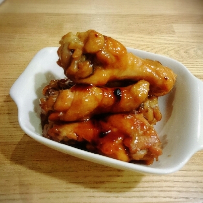 簡単！フライパンで手羽元の甘辛煮