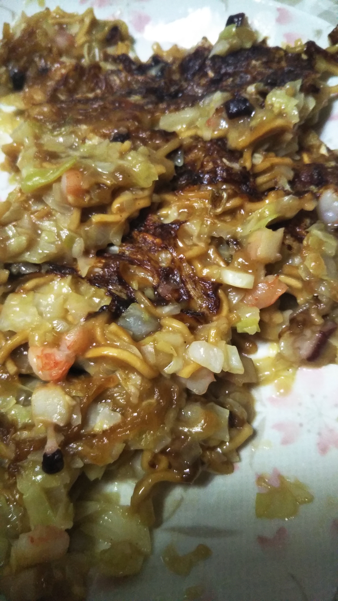 フライパンで 絶品海鮮もんじゃ焼き レシピ 作り方 By やんパパ 楽天レシピ