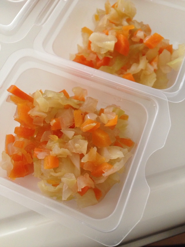 【離乳食後期】いろいろ野菜の味噌煮