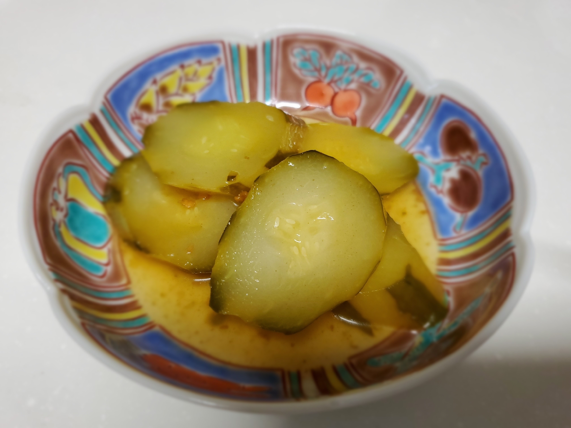 加賀野菜！太きゅうりのあんかけ