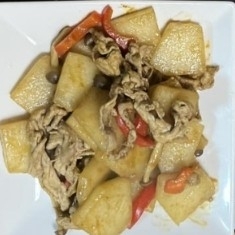 豚肉と冬瓜のカレー炒め