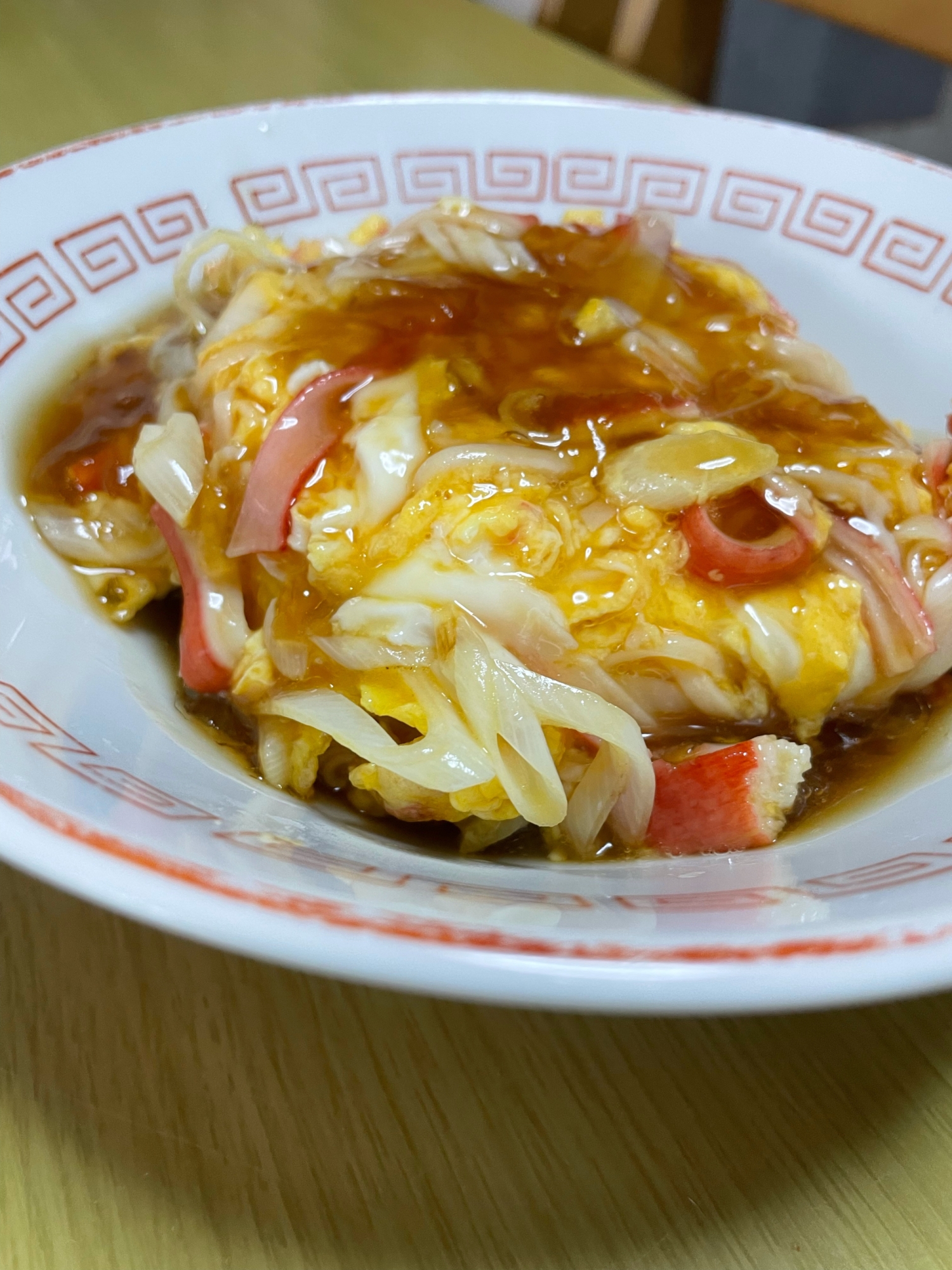 関西♪塩あん天津飯