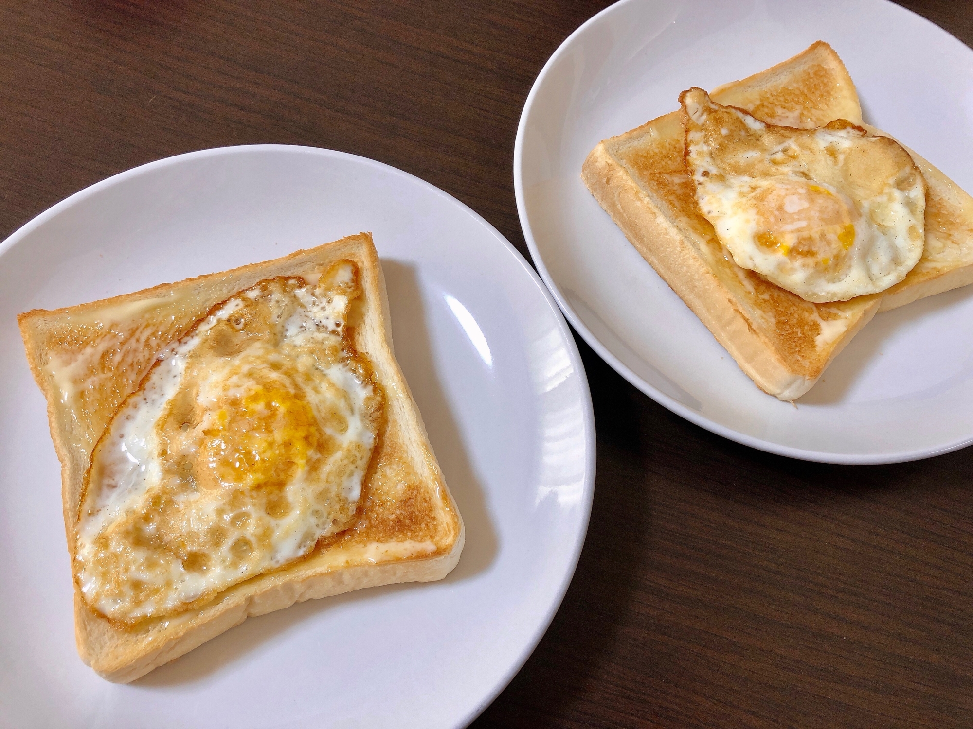 朝ごはんに！！目玉焼きトースト