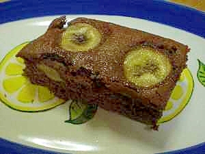 ホットケーキmixで バナナチョコケーキ レシピ 作り方 By 365happy気分 楽天レシピ