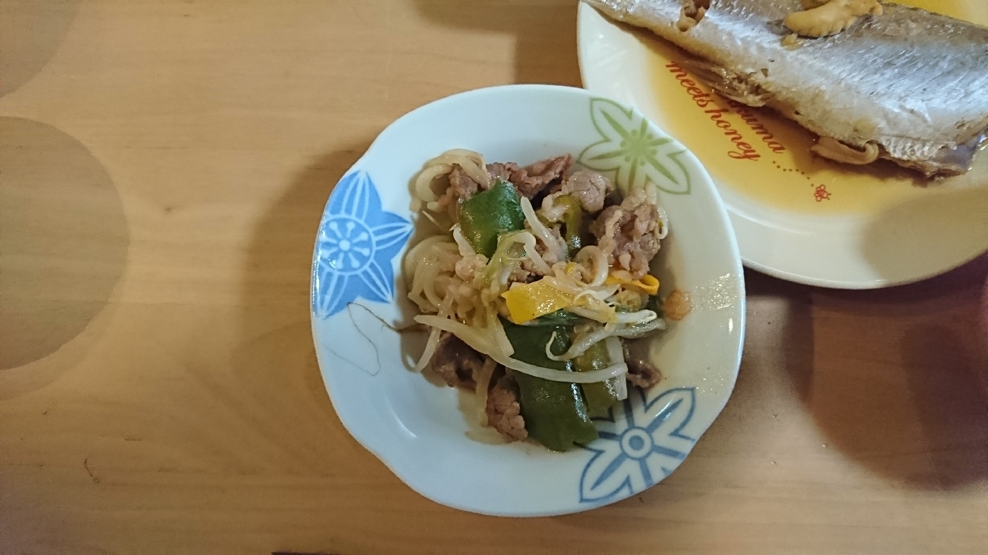 焼き肉のタレで☆ピリ辛肉野菜炒め