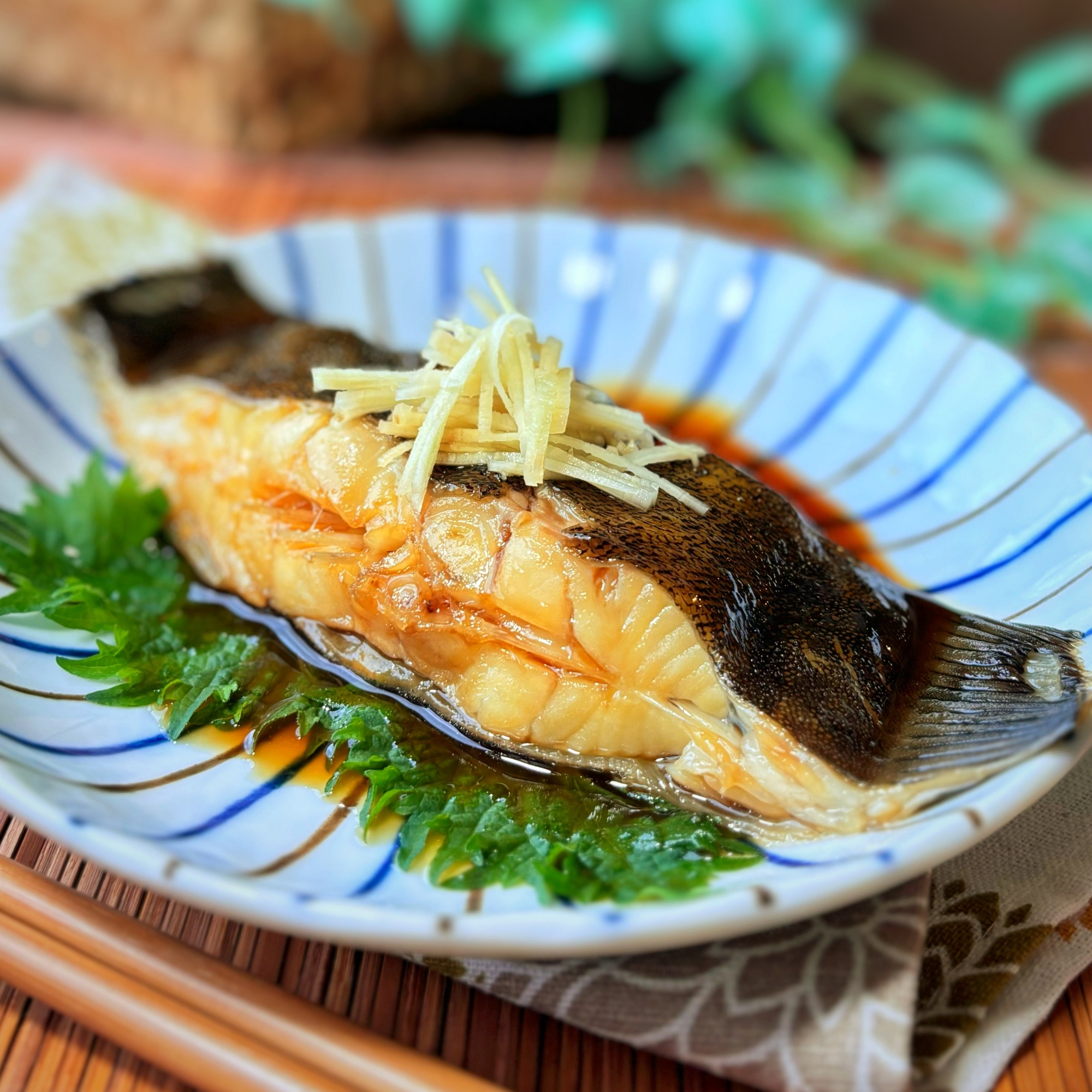 ふっくら甘辛カレイの煮付け