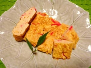 紅しょうがの厚焼き卵