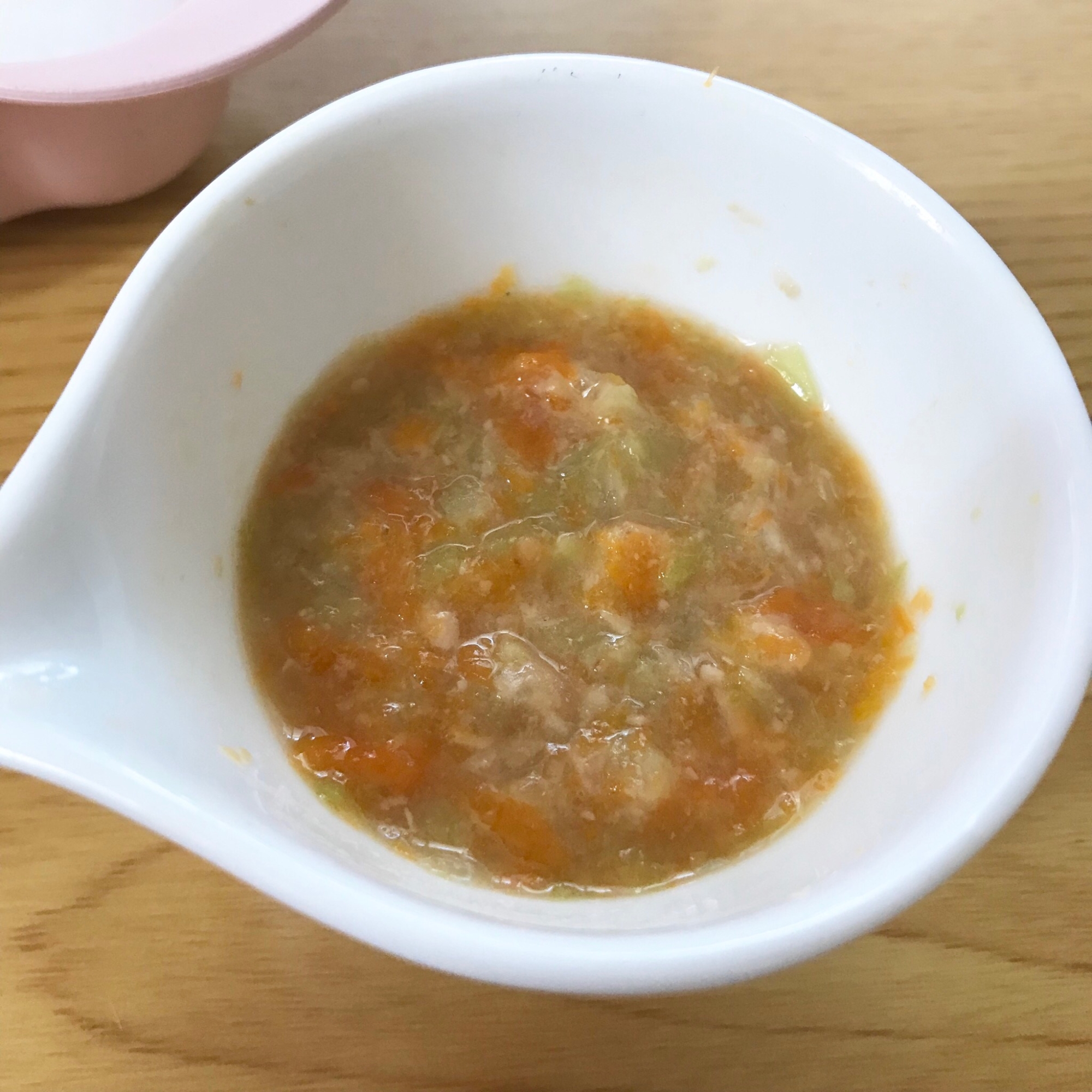【離乳食中期】納豆野菜スープ