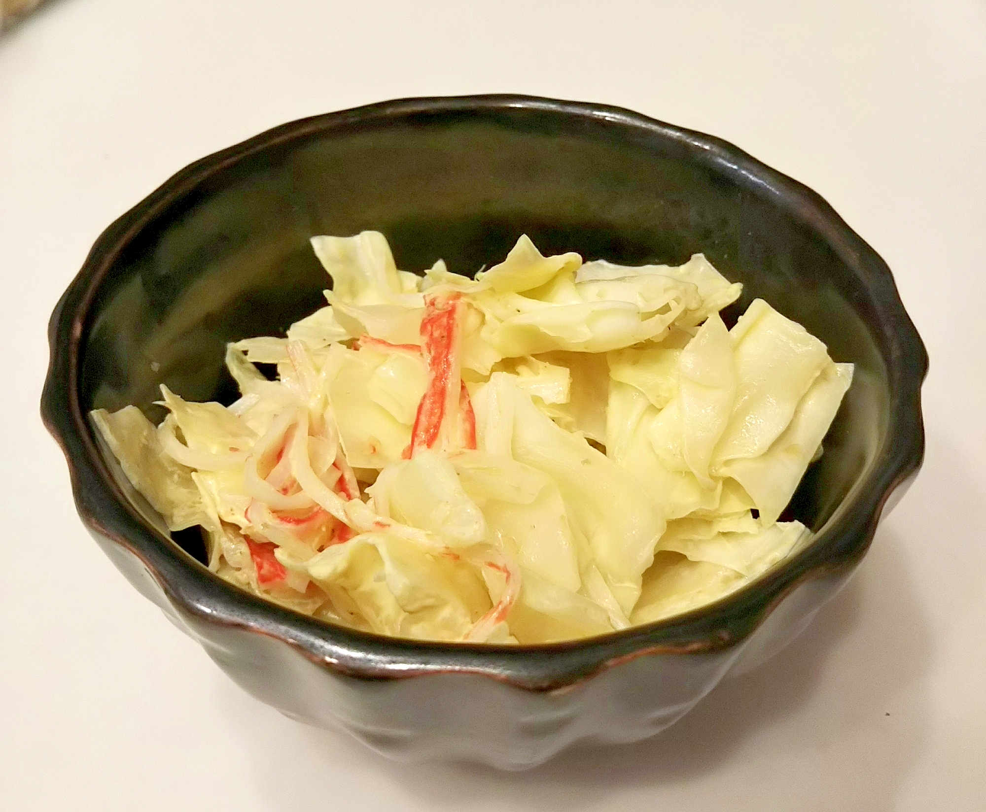 納豆のからし消費にも。キャベツのからしマヨ和え