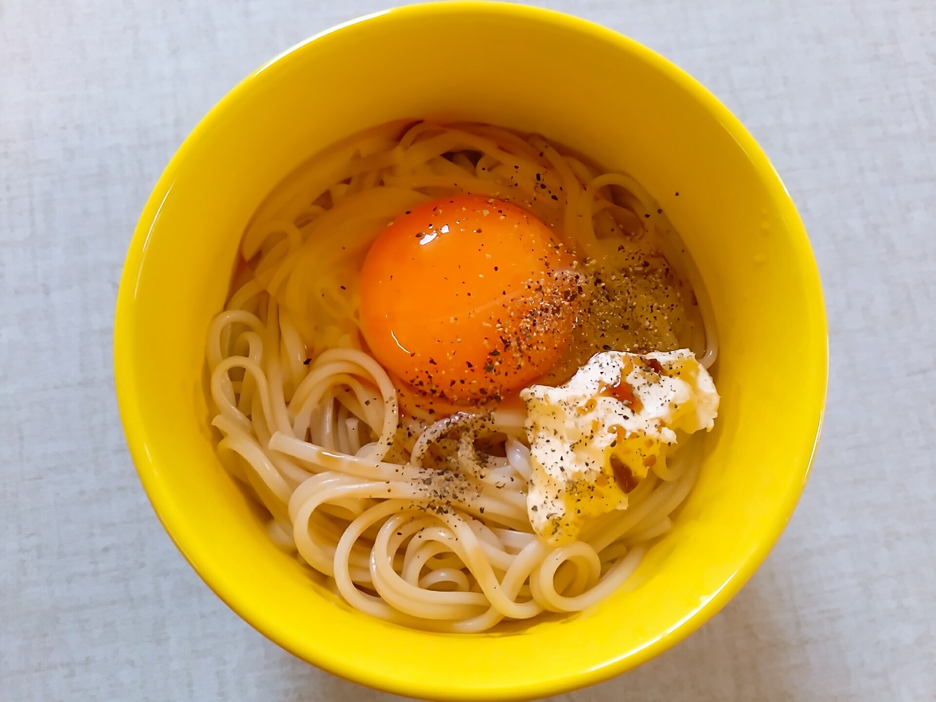 釜玉バター素麺