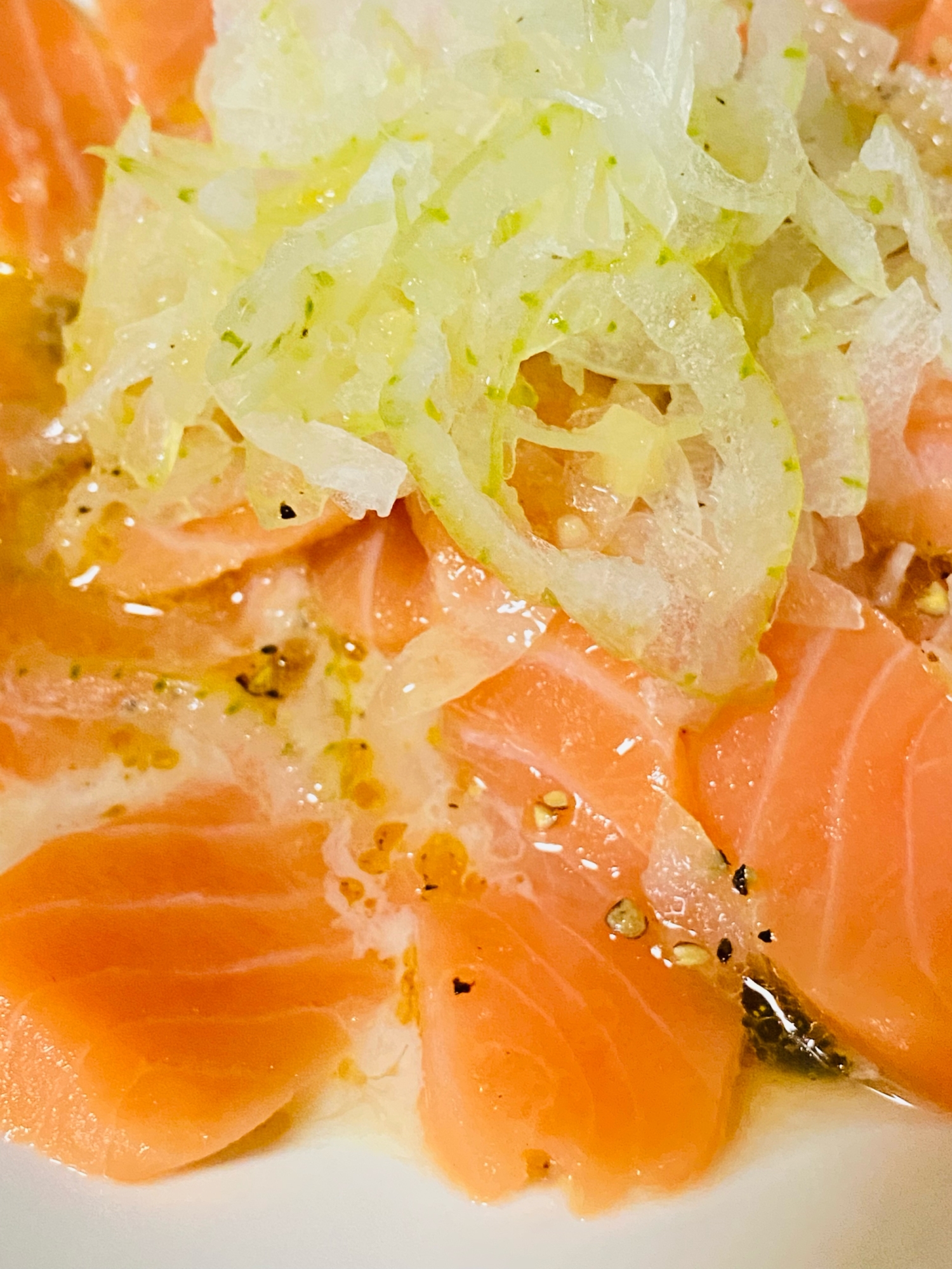 ハロウィンに サーモンカルパッチョ レシピ 作り方 By Tttとttt 楽天レシピ