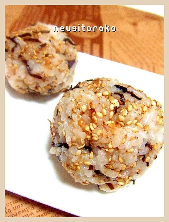 塩 昆布 おにぎり