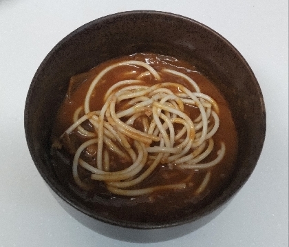 スープカレーのパスタ♪♪