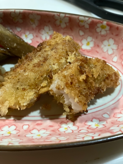 白身魚のパン粉焼き