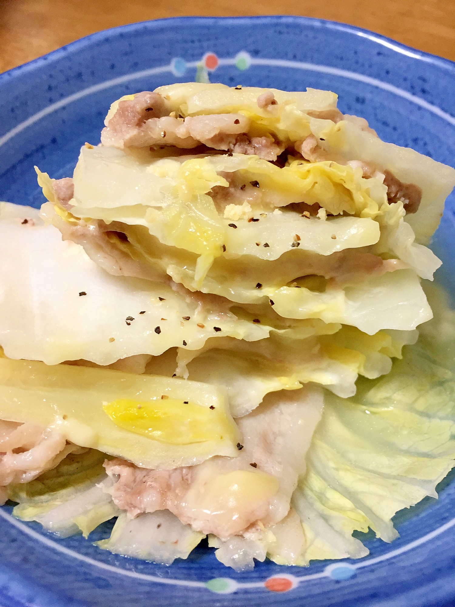 洋風 白菜と豚肉のチーズミルフィーユ鍋 レシピ 作り方 By Kaede 楽天レシピ