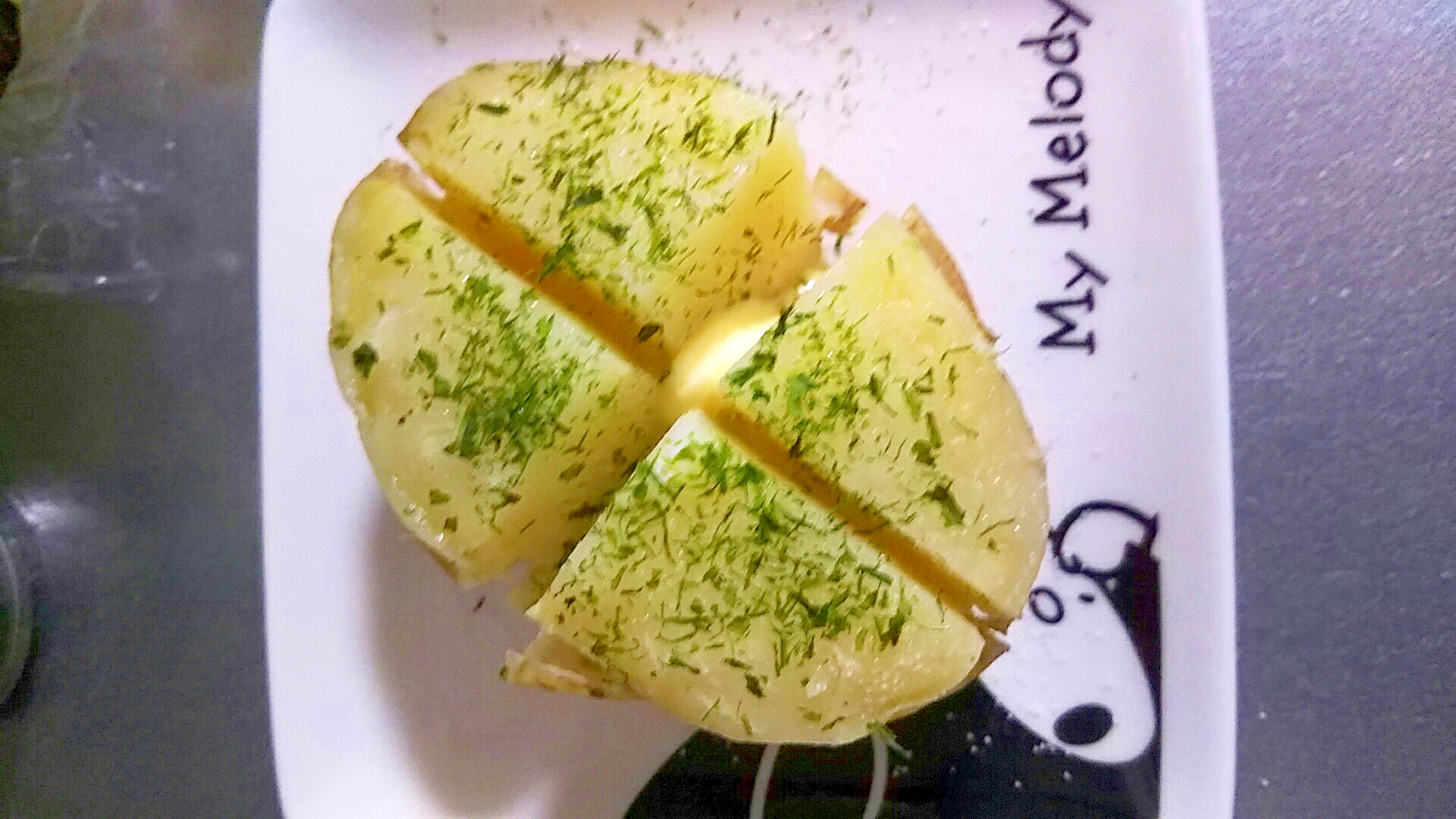 レンジのみで簡単!新じゃがバターのり塩味