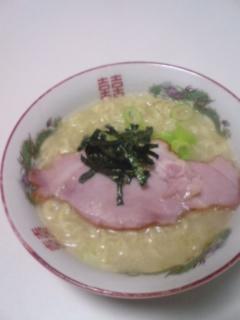 ボリューム満点！豚骨ラーメン