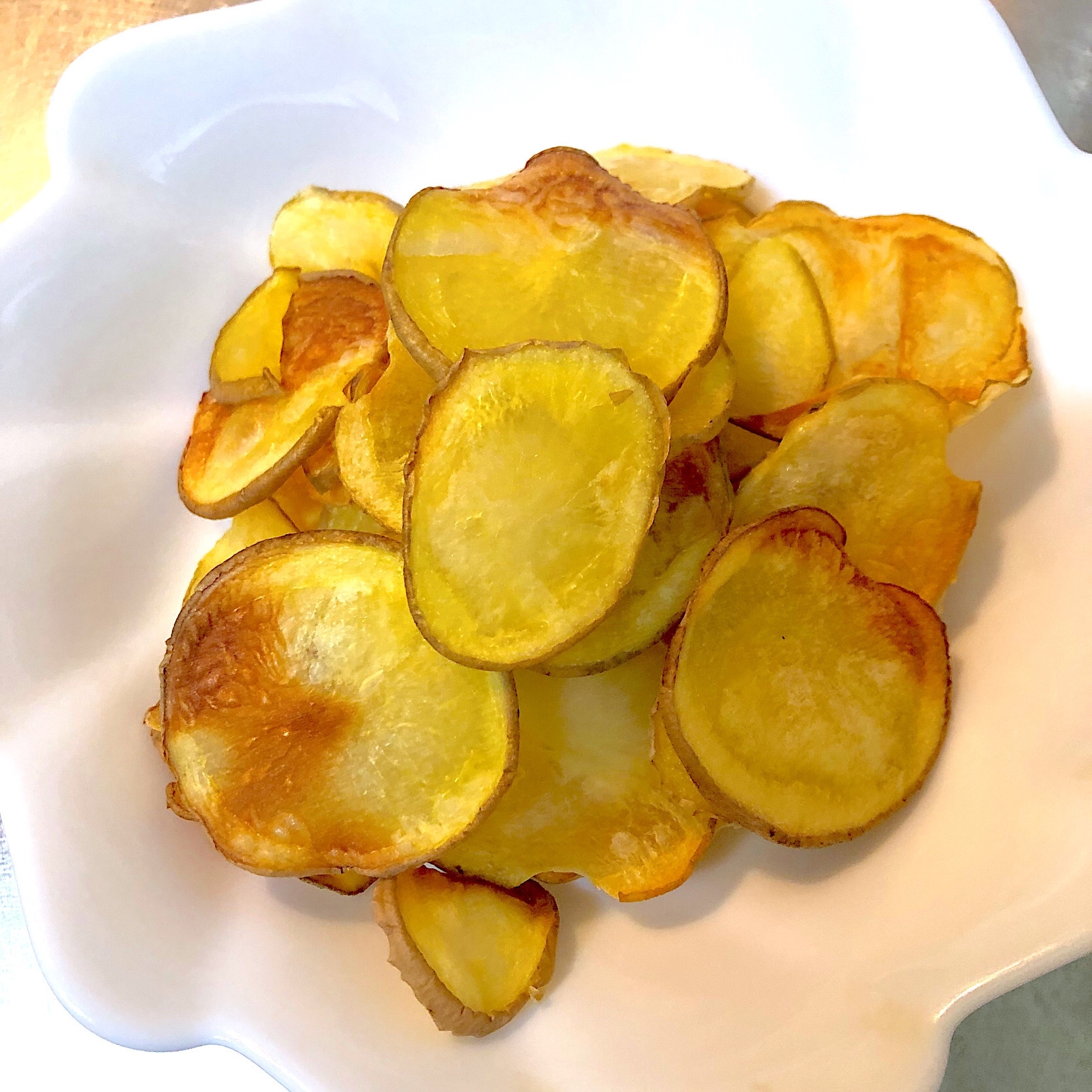 【無添加・ノンフライ♪】手作りポテトチップス**